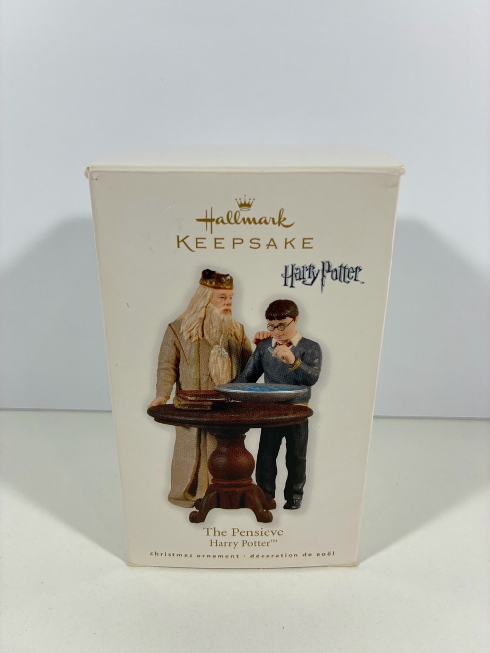Hallmark Keepsake The Pensieve Harry Potter Dumbledore VTG 2010 Xmas Ornament